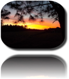 Sonnenuntergang in Paraguay